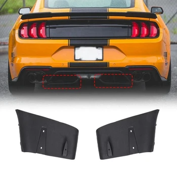 1 Чифт Задна Броня За Устни Въздушен Дифузор Престилката Фолио Комплект ABS За Ford Mustang 2018-2020 GT R на Стила на Автомобила Външни Детайли